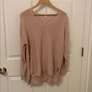 Pink sweater